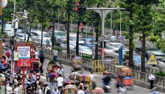 Dhaka police say the AI software can identify offences ranging from signal and lane violations to illegal parking. — AFP