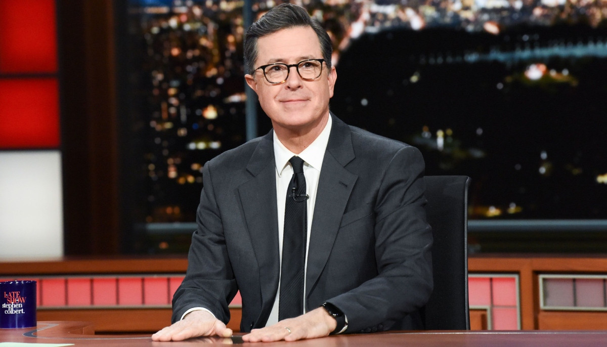 Stephen Colbert makes first appearance after exiting late night show 