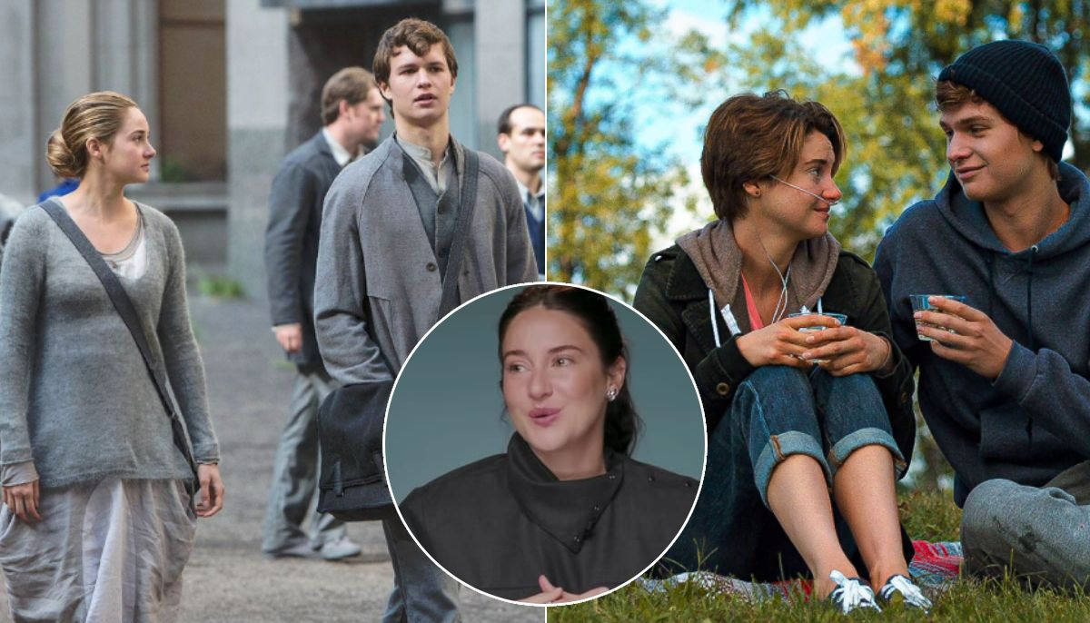 Shailene Woodley admits playing Ansel Elgort's girlfriend was 'awkward'