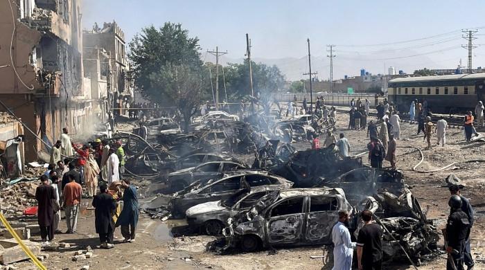 At least 14 martyred in blast near railway track in Quetta: Balochistan govt