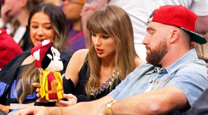 Taylor Swift, Travis Kelce melt hearts with young fan interaction: Watch