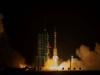 China launches three-crew space flight as part of Moon ambitions