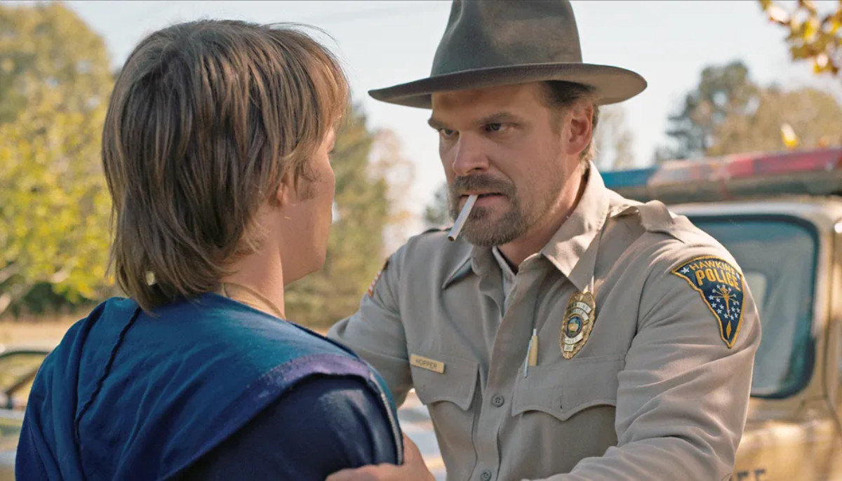 David Harbour jokes about learning from ‘Stranger Things' castmates