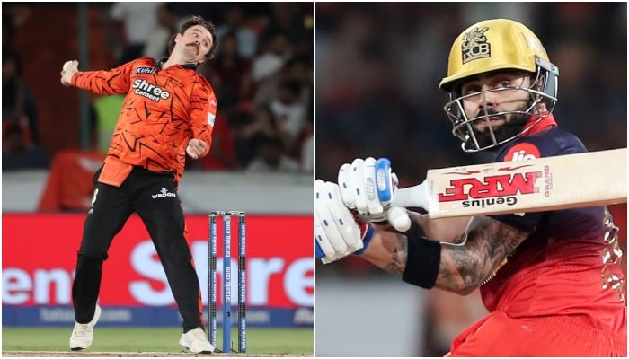 Sunrisers Hyderabads Travis Head (left) and Royal Challengers Bengalurus Virat Kohli in action during their Indian Premier League clash, Hyderabad, India, May 22, 2026. — Reuters