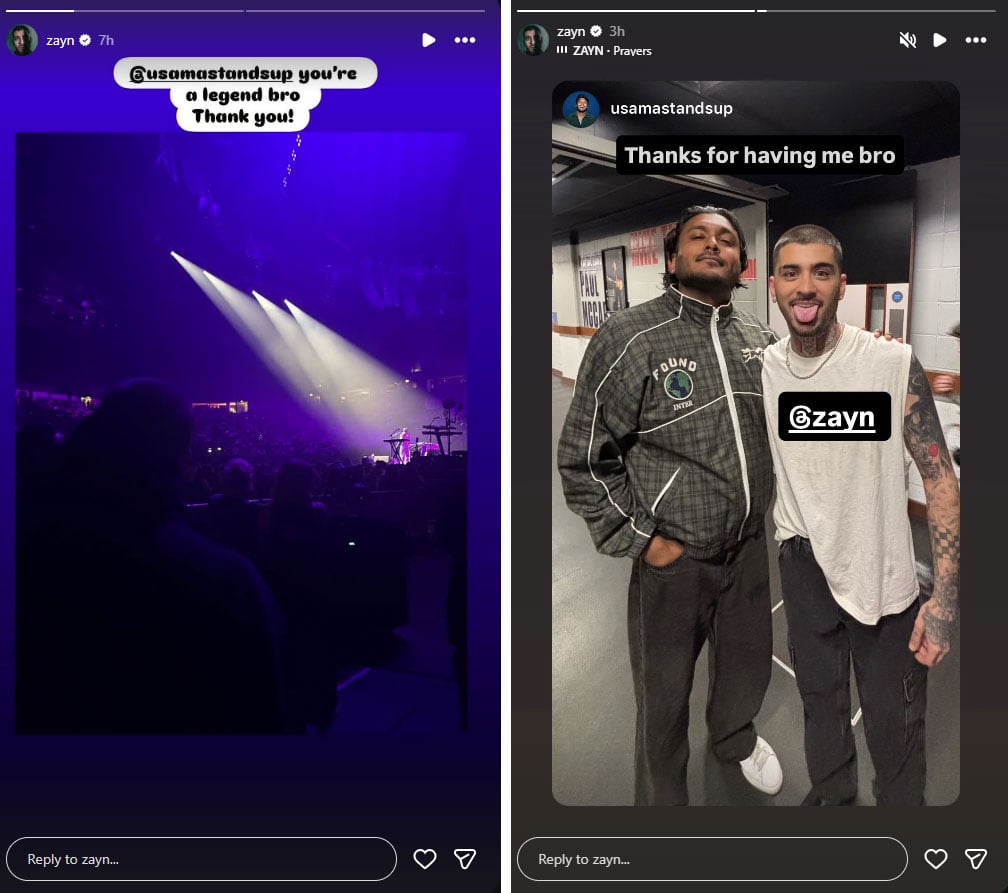 Zayn Malik thanks fans after epic Konnakol Tour opening night