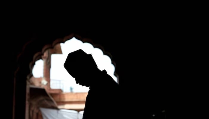 A Muslim man offers prayers during Ramadan inside Jama Masjid (Grand Mosque) in the old quarters of Delhi, India. — Reuters/File
