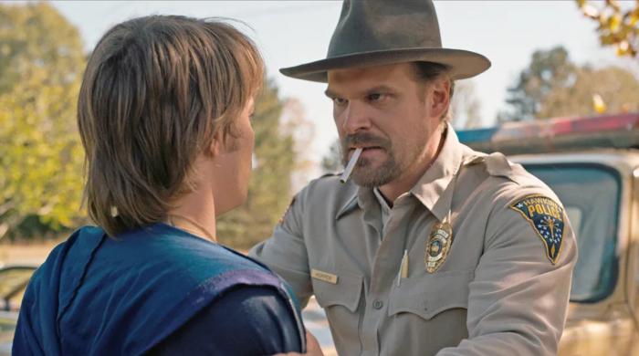 David Harbour jokes about learning from ‘Stranger Things' castmates