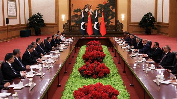Xi lauds Pakistan's constructive role in Middle East mediation in meeting with PM Shehbaz