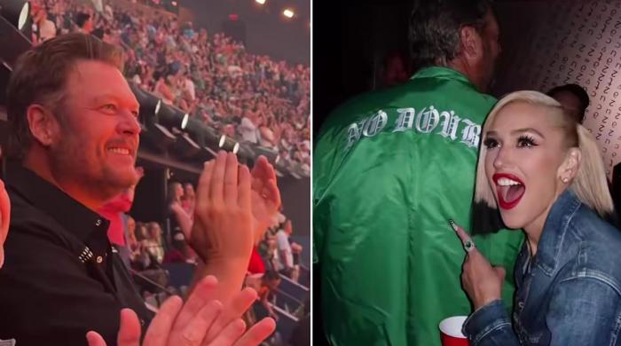 Blake Shelton finally attends Gwen Stefani's No Doubt concert: 'So proud'