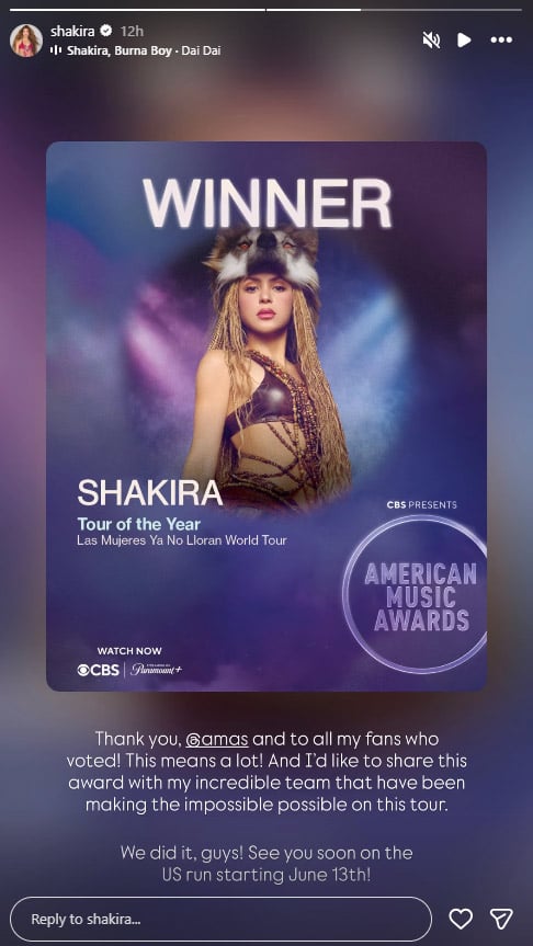 Shakira fires up fans ahead of US tour after huge milestone: ‘We did it