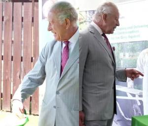 King Charles hugs patients during visit to cancer centre