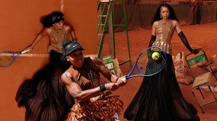 Naomi Osaka dazzles in gold French Open outfit echoes Eiffel Tower after dark