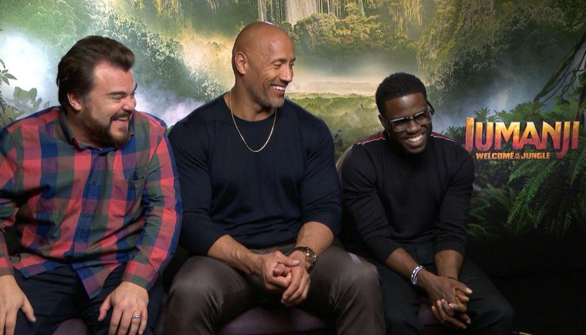 When Dwayne Johnson, Kevin Hart, Jack Black lit up 2017 London premiere