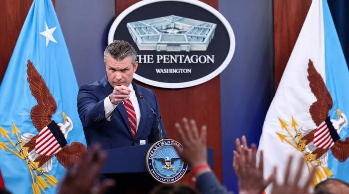 Pentagon chief sounds 'alarm' over China's buildup, urges allies to boost defence spend