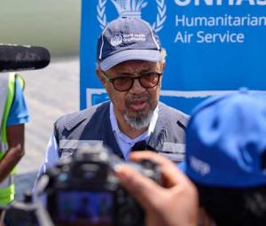 WHO chief rallies community in Congo's Ebola response, calls for more funding