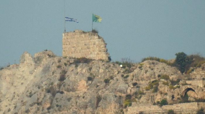 Israel plants flag on medieval castle, pushes Lebanon ground operation