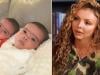 Jesy Nelson turns park visit into physiotherapy session for twin girls
