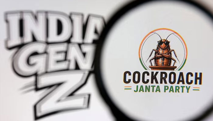 The Cockroach Janta Party and words India Gen Z logo are seen in this illustration taken May 28, 2026. — Reuters