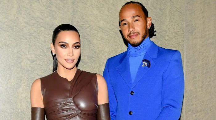 Kim Kardashian shares rare glimpse of life with Lewis Hamilton 