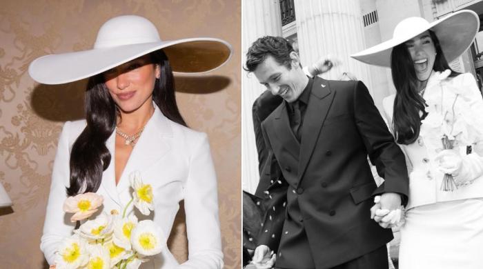 Dua Lipa shares stunning photos from her wedding with Callum Turner