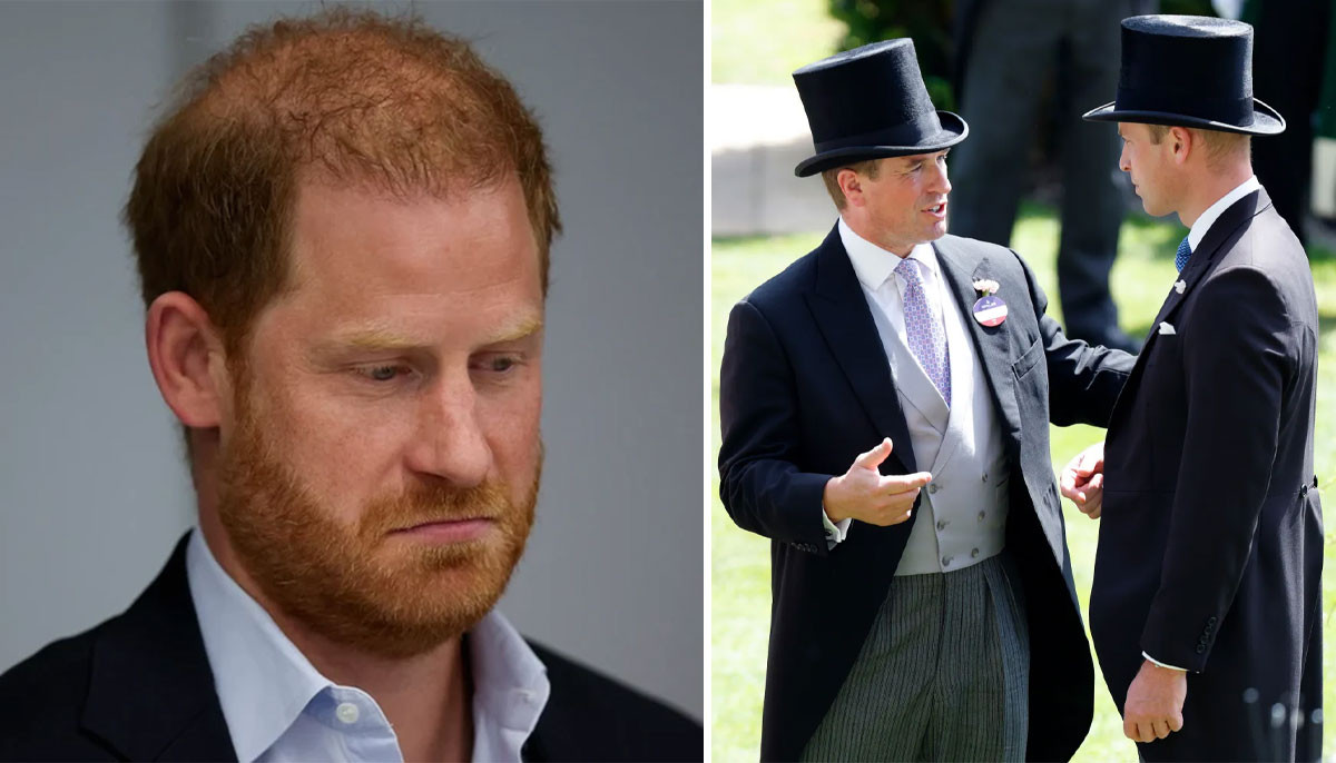 Prince Harry 'reacts' to Peter Phillips setback: 'William is the reason'