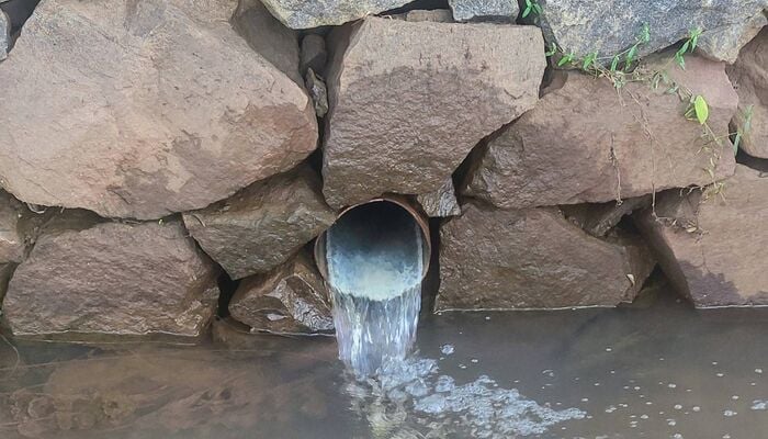 Representational image of a sewerage water outlet. — Unsplash