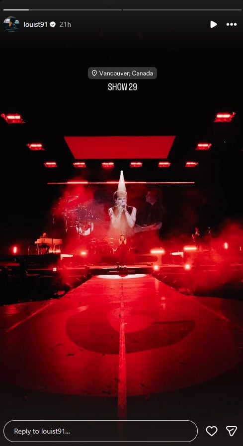 Louis Tomlinson returns to world tour stage after brief break