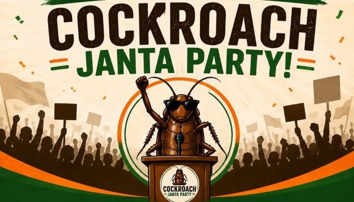 Logo of the Cockroach Janta Party (CJP). — Instagram/@abhijeetdipke