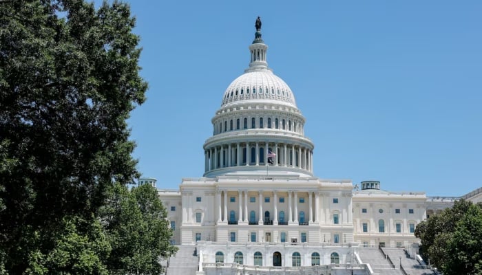 A person maintains the grounds in front of the US Capitol building, on Capitol Hill in Washington, DC, US, June 3, 2026. — Reuters