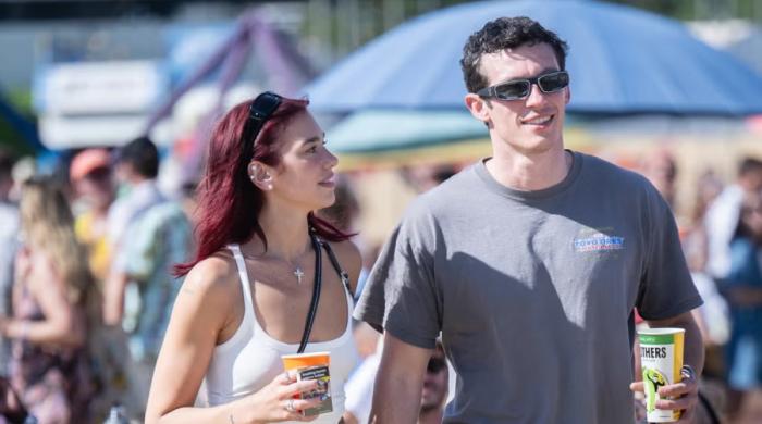 Newlyweds Dua Lipa, Callum Turner make time for fitness on wedding getaway