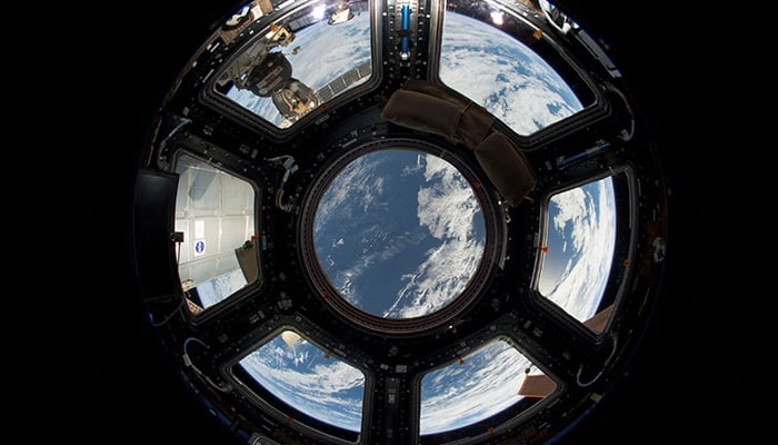 A view of Earth from the Cupola on the earth-facing side of the International Space Station is seen in this NASA handout photo taken June 12, 2013 and provided June 17, 2013. — Reuters