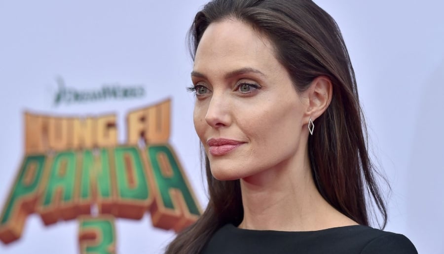 The Maleficent actress spent birthday with her children by her side