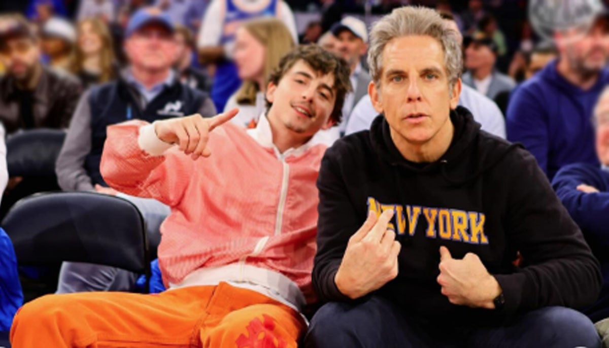 Timothée Chalamet, Ben Stiller revel in Knicks' Game 2 victory