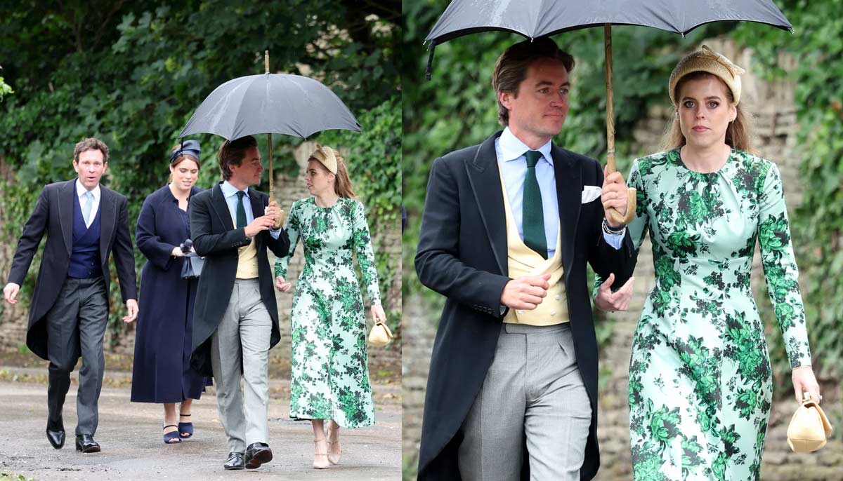 Beatrice, Eugenie finally reunite with royals at Peter Phillips wedding