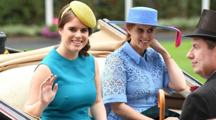 Beatrice, Eugenie finally reunite with royals at Peter Phillips wedding