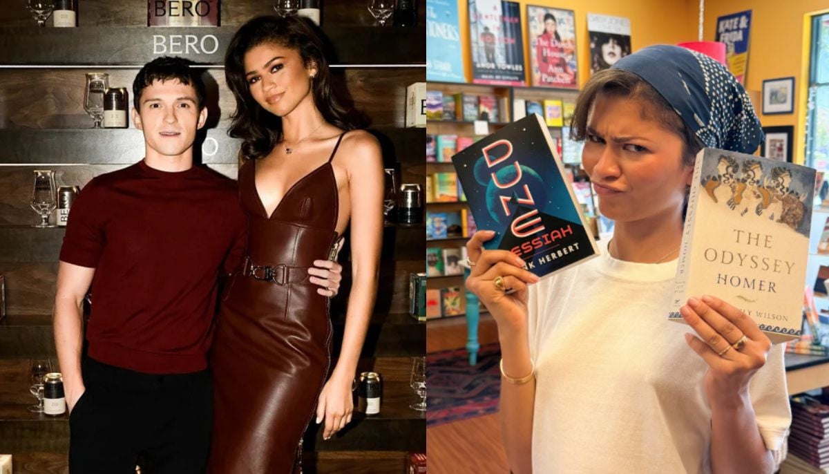 Zendaya makes subtle reference to Tom Holland work during bookshop visit