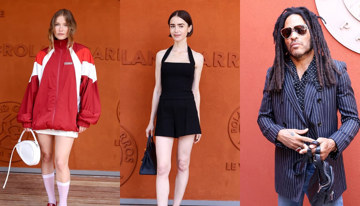 Lily Collins brings ‘Emily in Paris charm to star filled French Open outing