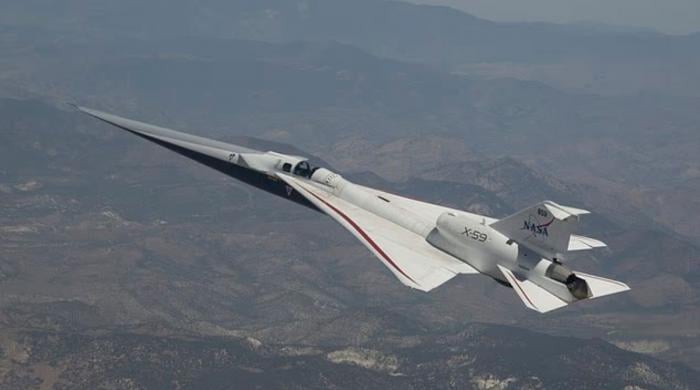 NASA's supersonic X-59 jet hits Mach 1.1 in key supersonic trial