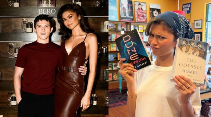 Zendaya makes subtle reference to Tom Holland work during bookshop visit