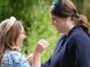 Pregnant Princess Eugenie lights up Peter Phillips' wedding with touching hug