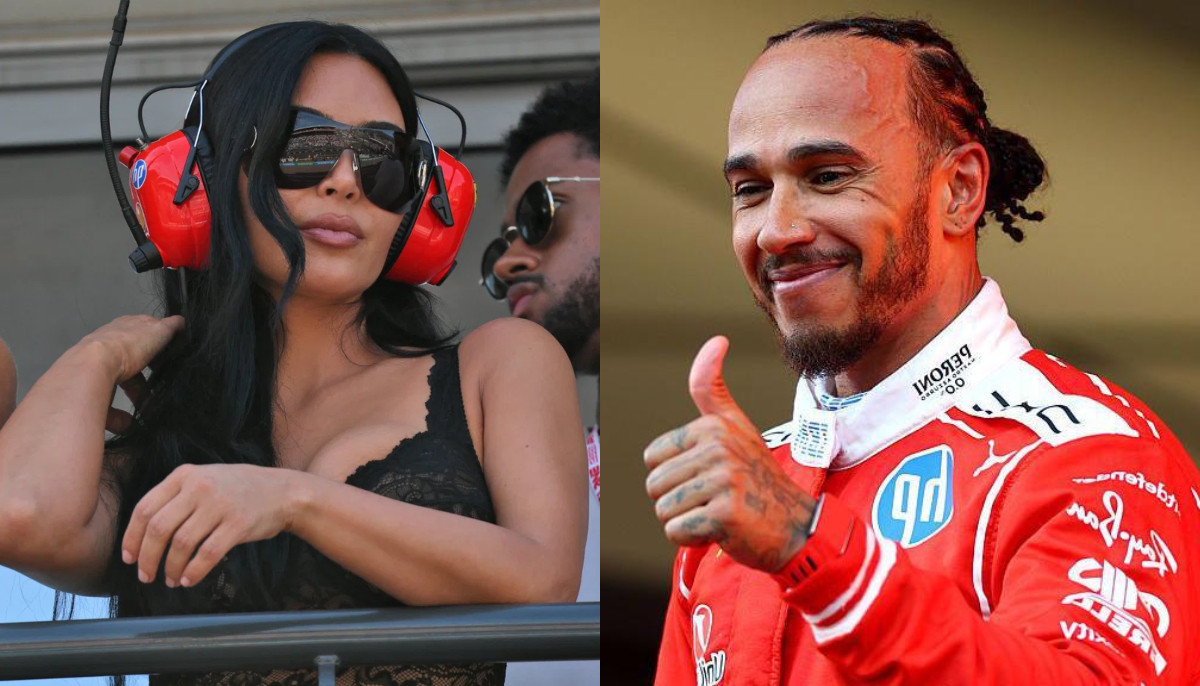 Lewis Hamilton, Kim Kardashian exhibit PDA after romance hard-launch
