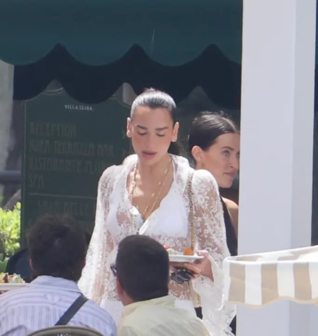 Dua Lipa stuns at post-wedding gathering in Italy