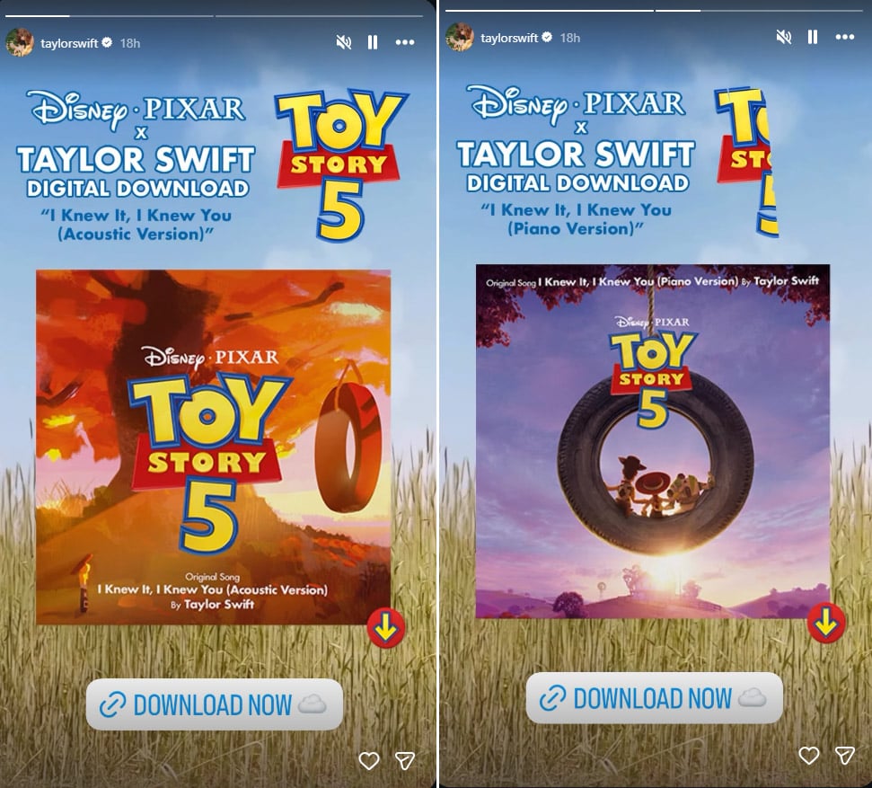 Taylor Swift delights fans with new Toy Story 5 treats