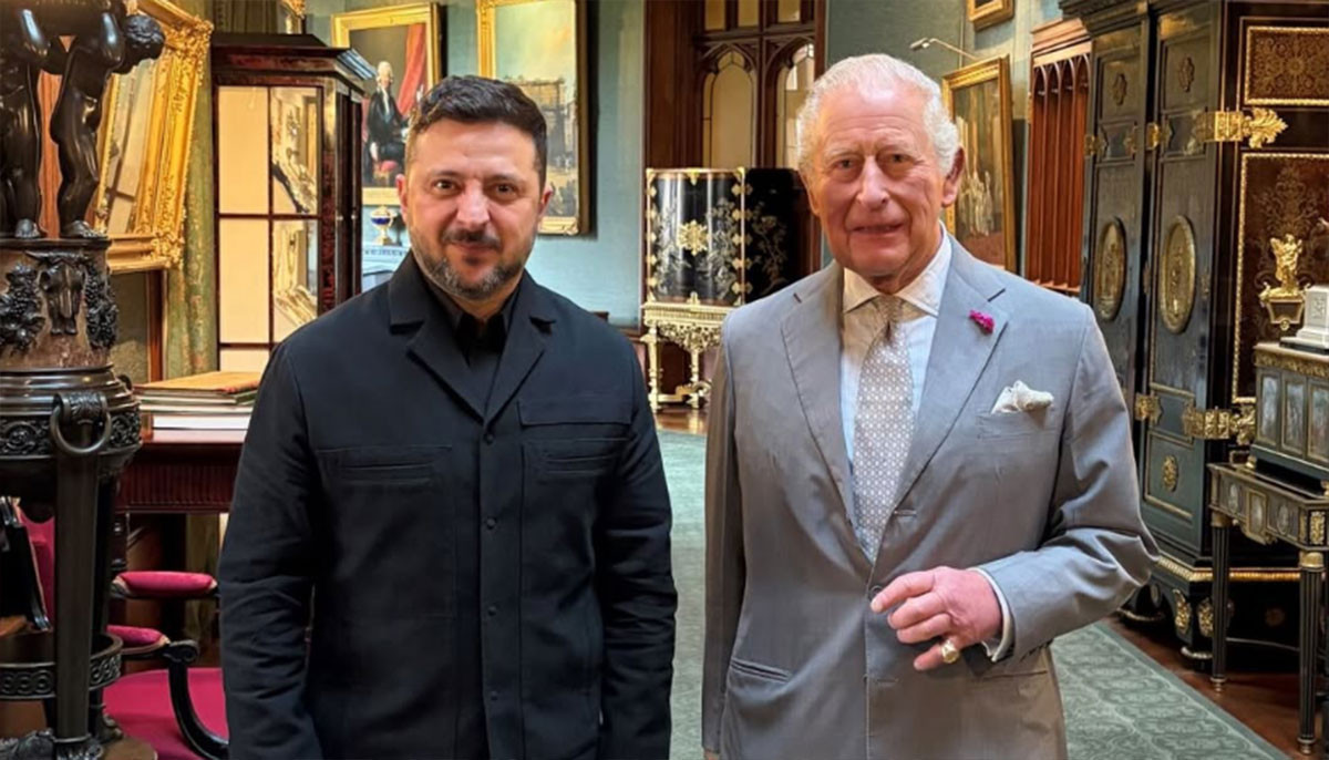 King Charles hosts surprise meeting with President Zelensky amid urgent peace push 