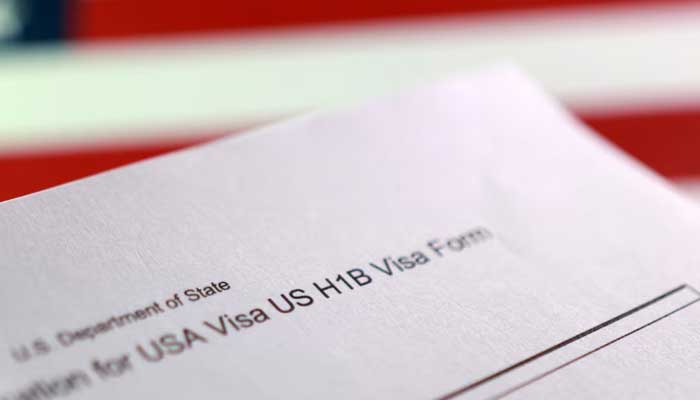 A US H-1B Visa application form are seen in this illustration taken, September 22, 2025. — Reuters