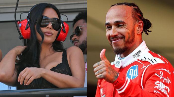 Lewis Hamilton, Kim Kardashian exhibit PDA after romance hard-launch
