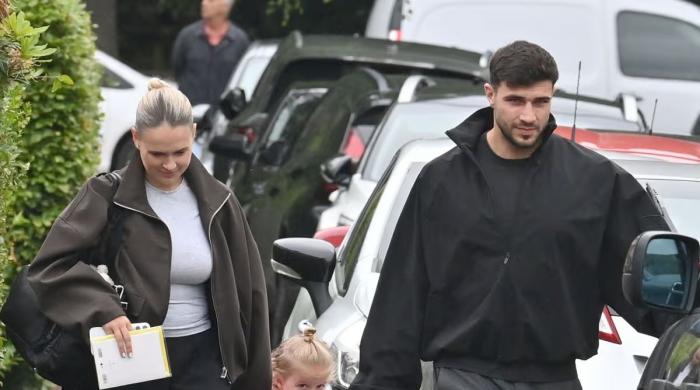 Molly Mae Hague, Tommy Fury seen on sweet family walk with new born