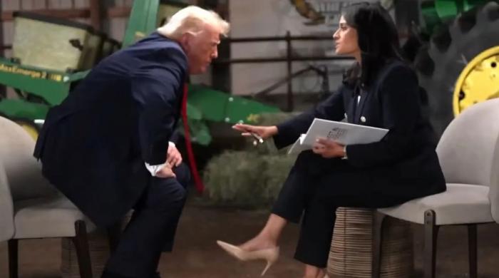 Trump abandons 'Meet the Press' interview after being fact-checked on false claims