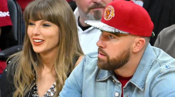 Taylor Swift, Travis Kelce send sparks flying with mysterious celebration  