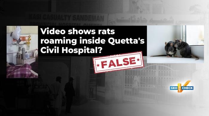 Fact-check: Viral video of rats in hospital was filmed in India, not Quetta's Civil Hospital